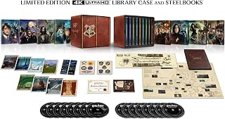Harry Potter 8-Film Collection Library Case [Blu-ray]