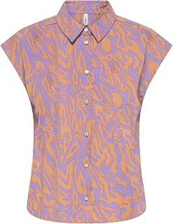 ONLY Onlnova Life Vis S/S Clay Shirt AOP Women's