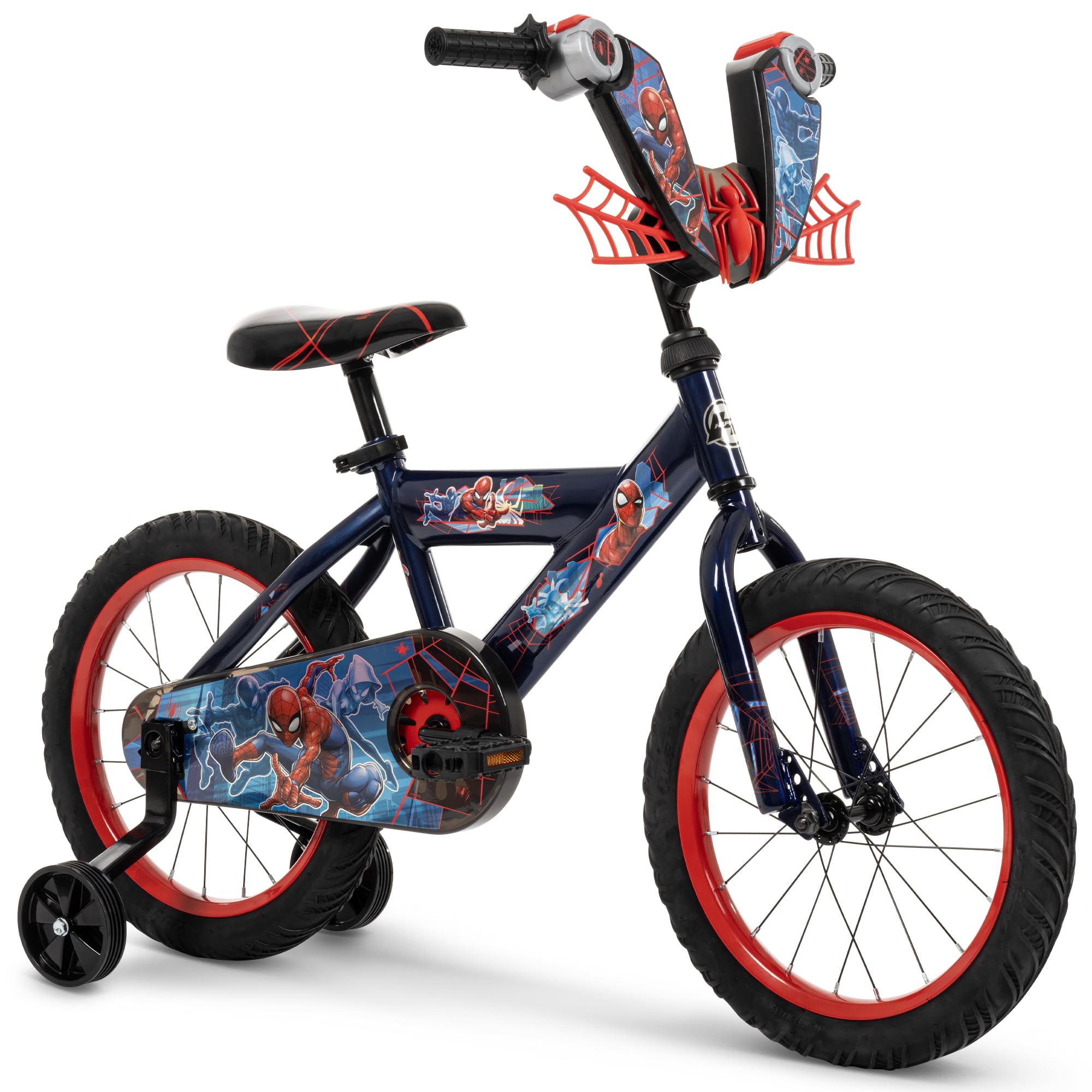 Huffy Disney and Marvel 12/16 Inch Boys Bikes, Multiple Color Options | Spider-M