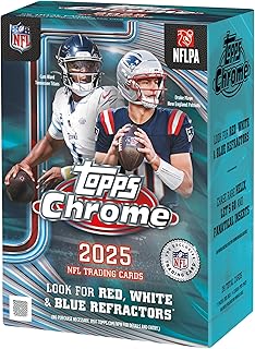 2025 Topps Chrome NFL Football - Factory Sealed - Value Box
