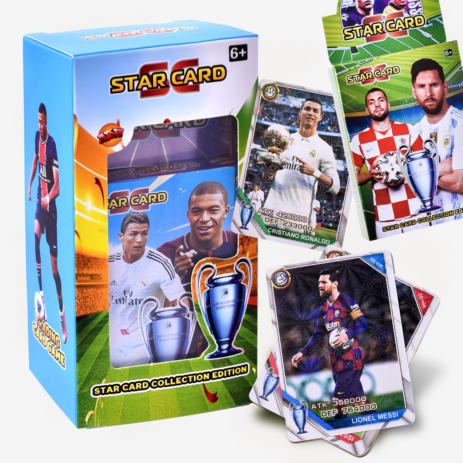 2025 Sports Fan Trading Cards-72 Pcs League Collection League Football Cards, So
