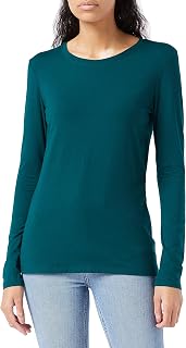 Amazon Essentials Women's Long Sleeve Round Neck T-Shirt, Classic Cut (Available in Plus Size)