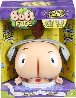 Butt Face Chester Cheeks | Makes Hilarious Sound Effects, Jiggle Wiggles to Fart Tunes | Ages 8+