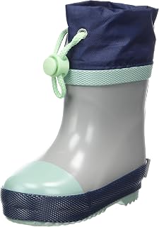 Playshoes Short Rubber Boots Forest Animals Lined Natural Rubber Boots, Unisex – Children and Teenagers