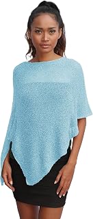 Women's Elegant Ceremony or Evening Poncho - Women's Summer and Spring Poncho in Thermal Viscose Mesh Scented with Cherry Blossom Essence