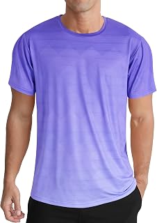 Men's Athletic T-Shirt Performance Gym Shirt Quick Dry Running Workout Tops