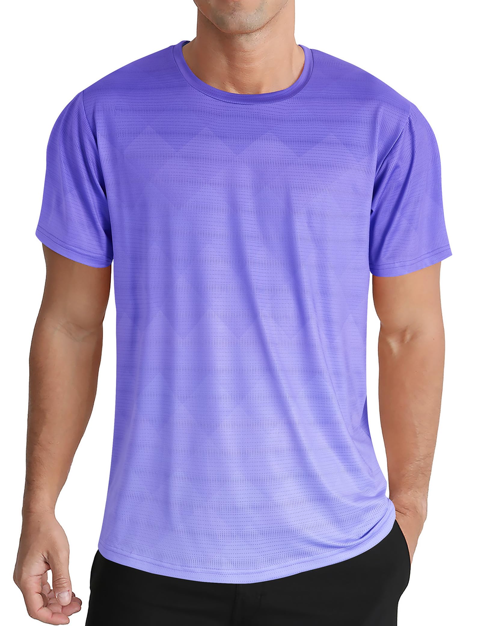 Men's Athletic T-Shirt Performance Gym Shirt Quick Dry Running Workout Tops