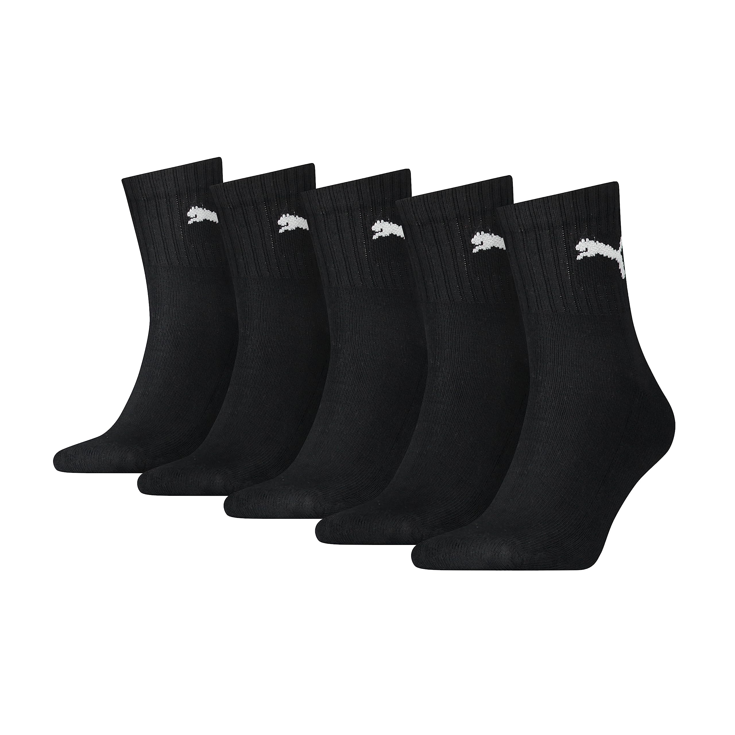 PUMA Short Chaussettes Mixte (lot de 5)