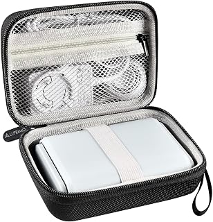 ALLPRIMO Travel Router Case for GL.iNet GL SFT1200/ MT3000/ AXT1800, Black | Shock-Resistant Hard EVA Shell, Zippered Mesh Pocket for Adapter and Cables, for Home/ Hotel/ Business/ RV/ Plane, Case Only