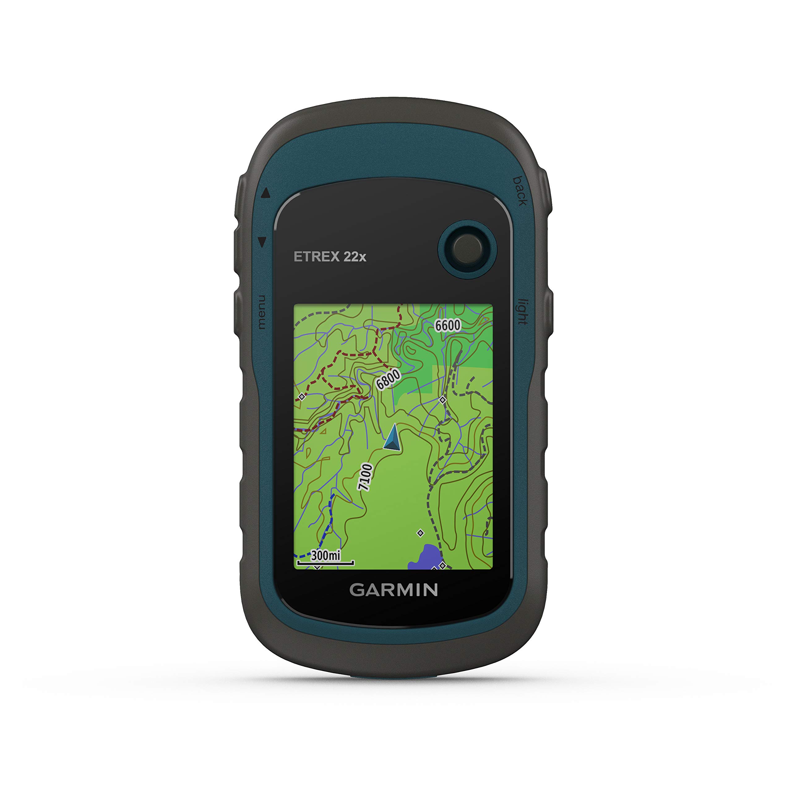 Garmin eTrex 22x, Rugged Handheld GPS Navigator, black/navy
