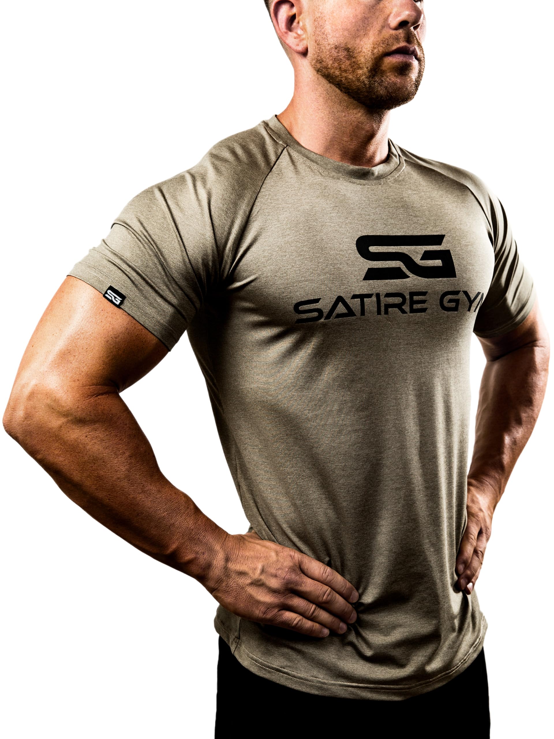 Satire Gym - Men's Slim Fit Fitness T-Shirt