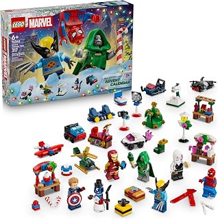 LEGO Marvel Advent Calendar 2026 76340 | Christmas Advent Calendar for Kids, Building Toy, Boys & Girls, Ages 6+, Festive Marvel Minifigures, 317 pieces
