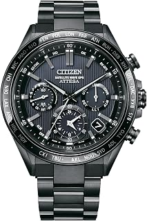 CITIZEN Men's Eco-Drive Attesa 44.6mm Super Titanium CC4055-65E