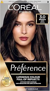 L'Oreal Paris –1 Preference Permanent Long Lasting Hair Color, Colour 3