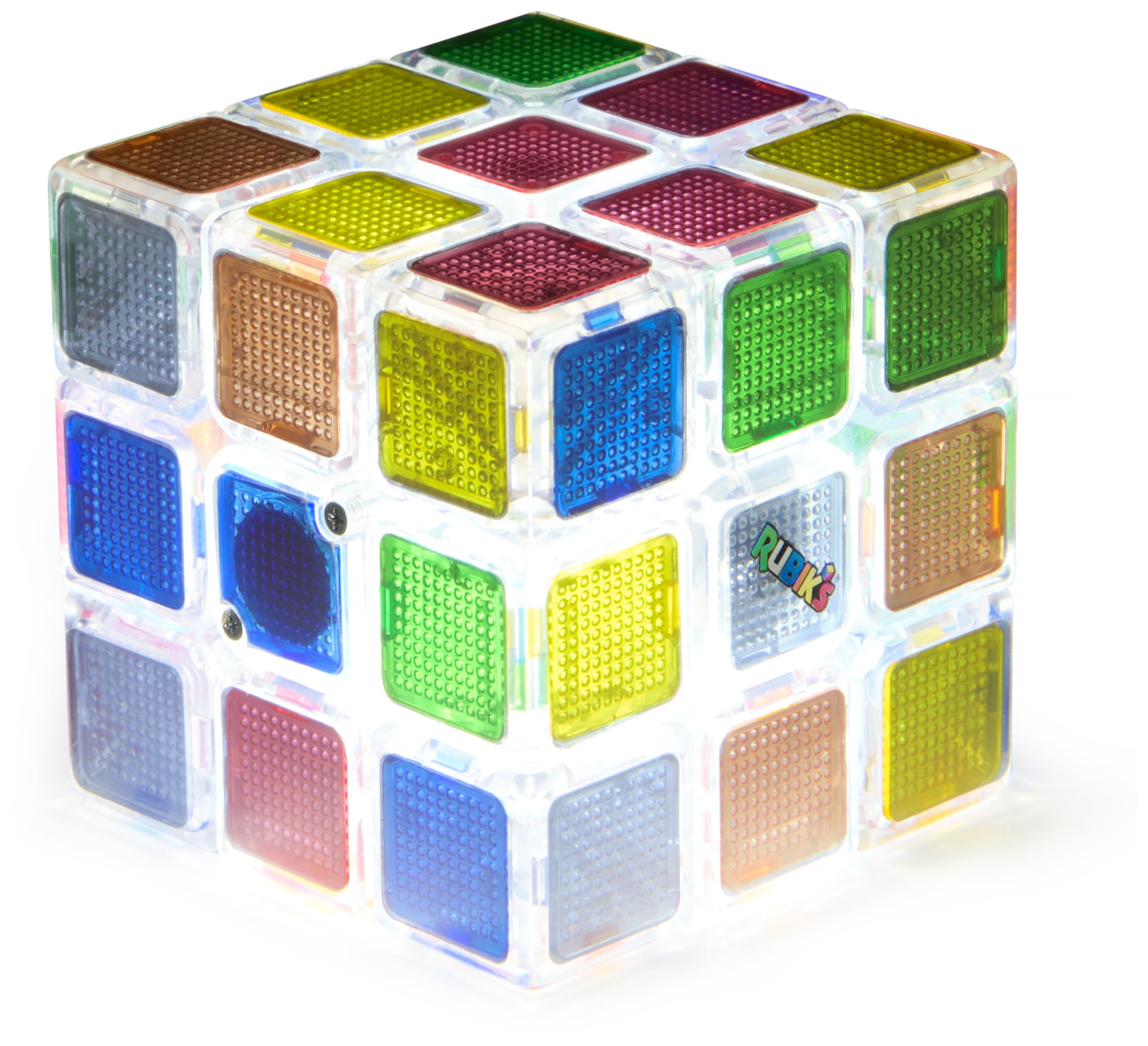 Rubik's Cube Pulse Cube Light-Up 3x3 Brain Teaser Puzzle Fidget Toy