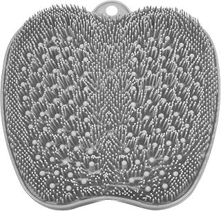 BESKAR XL Larger Shower Foot Scrubber Mat with Non-Slip Suction Cups