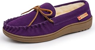 alpine swiss Sabine Women's Genuine Sheepskin Moccasin Slippers