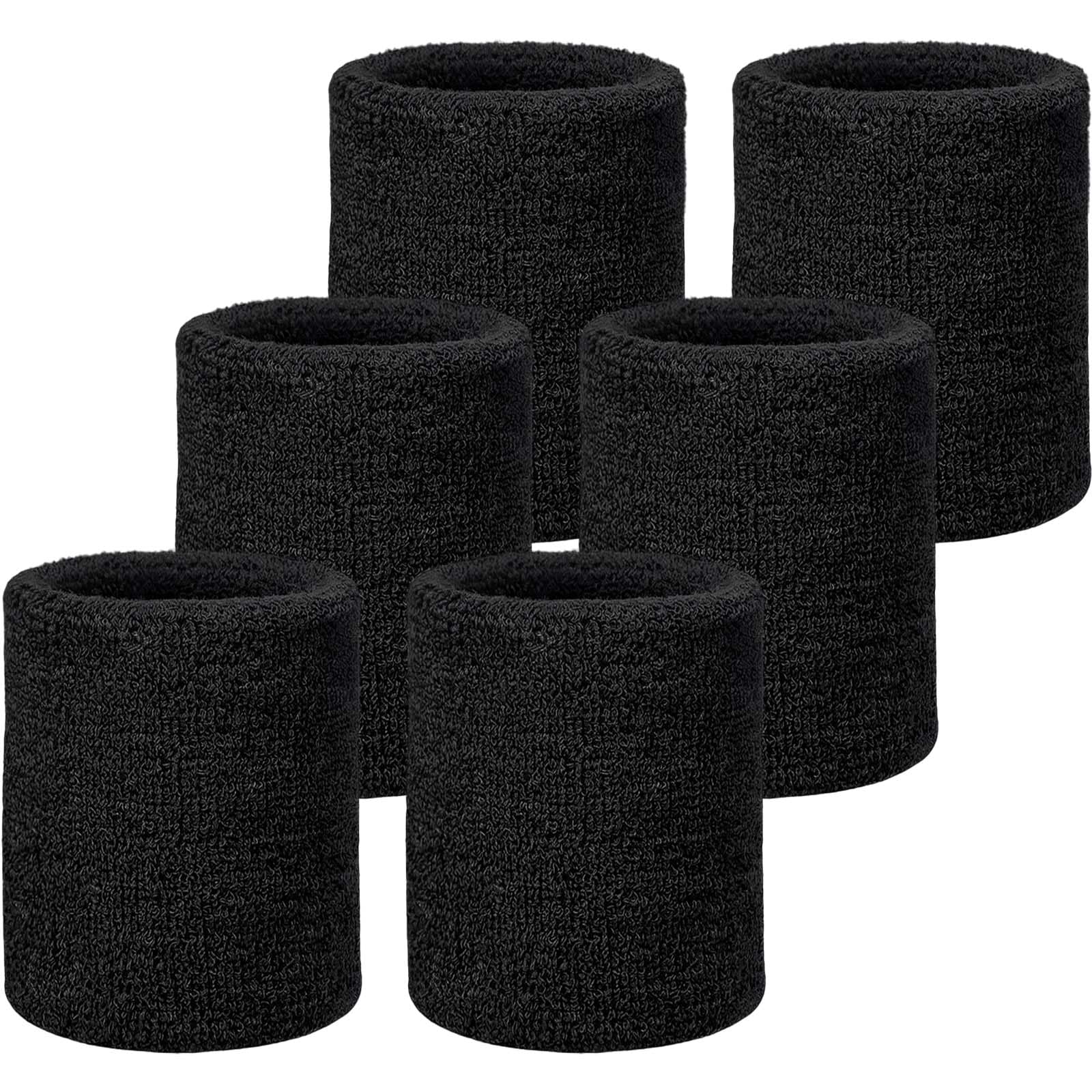 WILLBOND Wrist Sweatbands | Thick Cotton Sweat Bands for Wrist, Athletic Sweat W