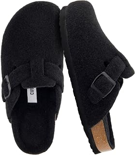 CUSHIONAIRE Women's Hana Clogs with Cork Footbed and Comfort Large Widths Available