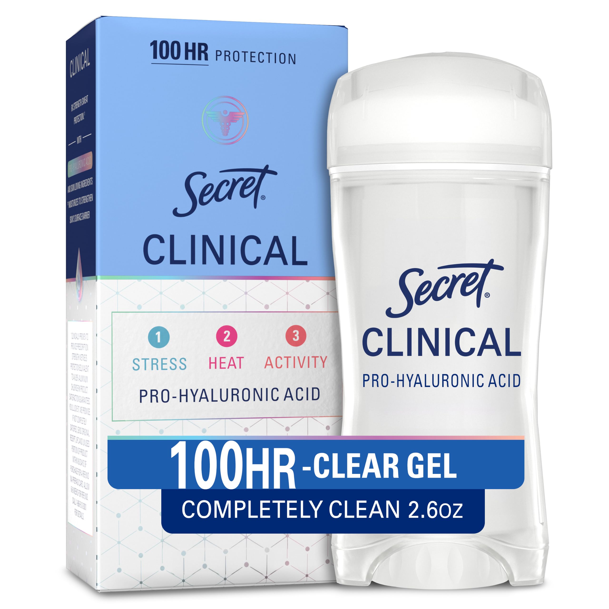 Secret Clinical Antiperspirant Deodorant for Women, Completely Clean 2.6 oz | 10