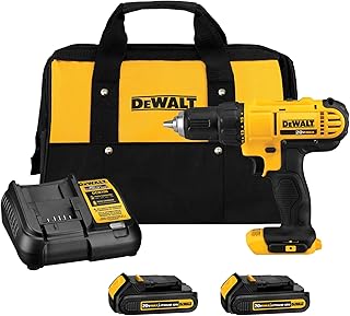 DEWALT 20V Max XR Drill Driver, Battery and Charger (DCD771C2)