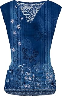 Zeagoo Women High Neck Ruffled Sleeveless Stretch Side Ruched Tank Top