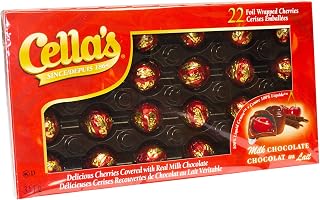 Cella's - Milk Chocolate Covered Cherry - Deluxe Gift Box, 22 Count