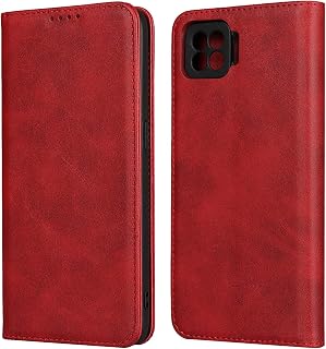 【Hamany】 対応 OPPO A73 ケース 手帳型 オッポa73 ケース カード収納 -ヴィンテージレッド