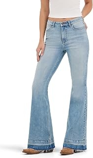 Wrangler Womens Women's High Waisted Fierce Flare JeanJeans