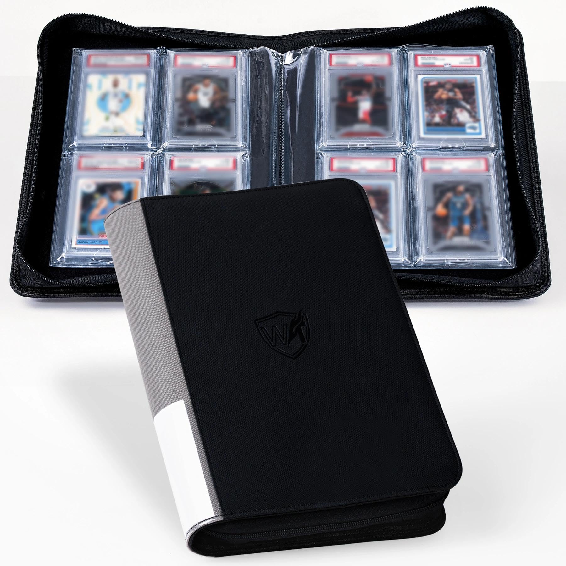 Graded Card Binder 4 Pocket, Holds 40 PSA Slabs for PSA CGC CSG Slabs, J254 | Wa