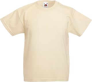Fruit of the Loom Boy's Valueweight T Kids T-Shirt (Pack of 2)