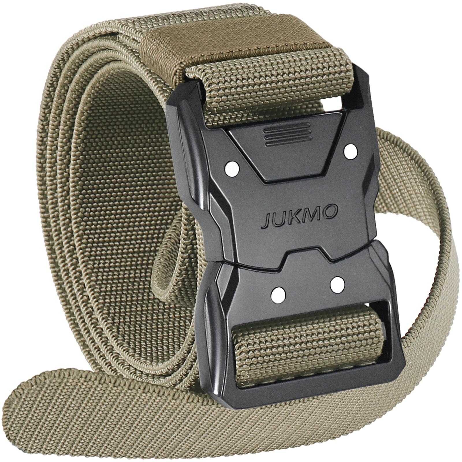 JUKMO Quick Release Tactical Belt Military 3.8 cm Nylon Work Hiking