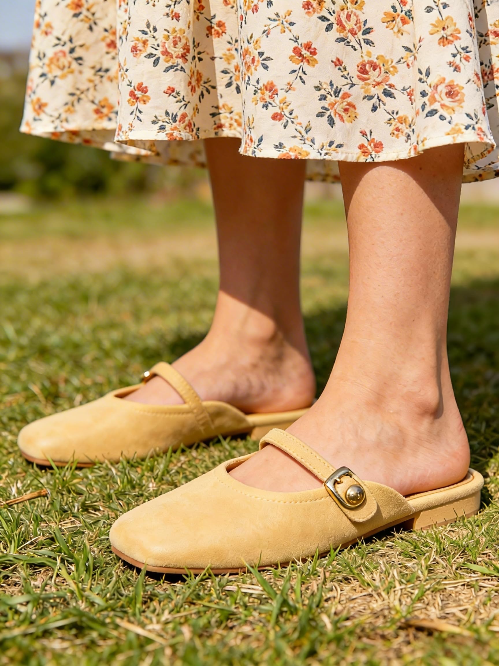 Minimalist Open Toe Mules for Women, Elegant Slip-On Sandals for Casual and Fash