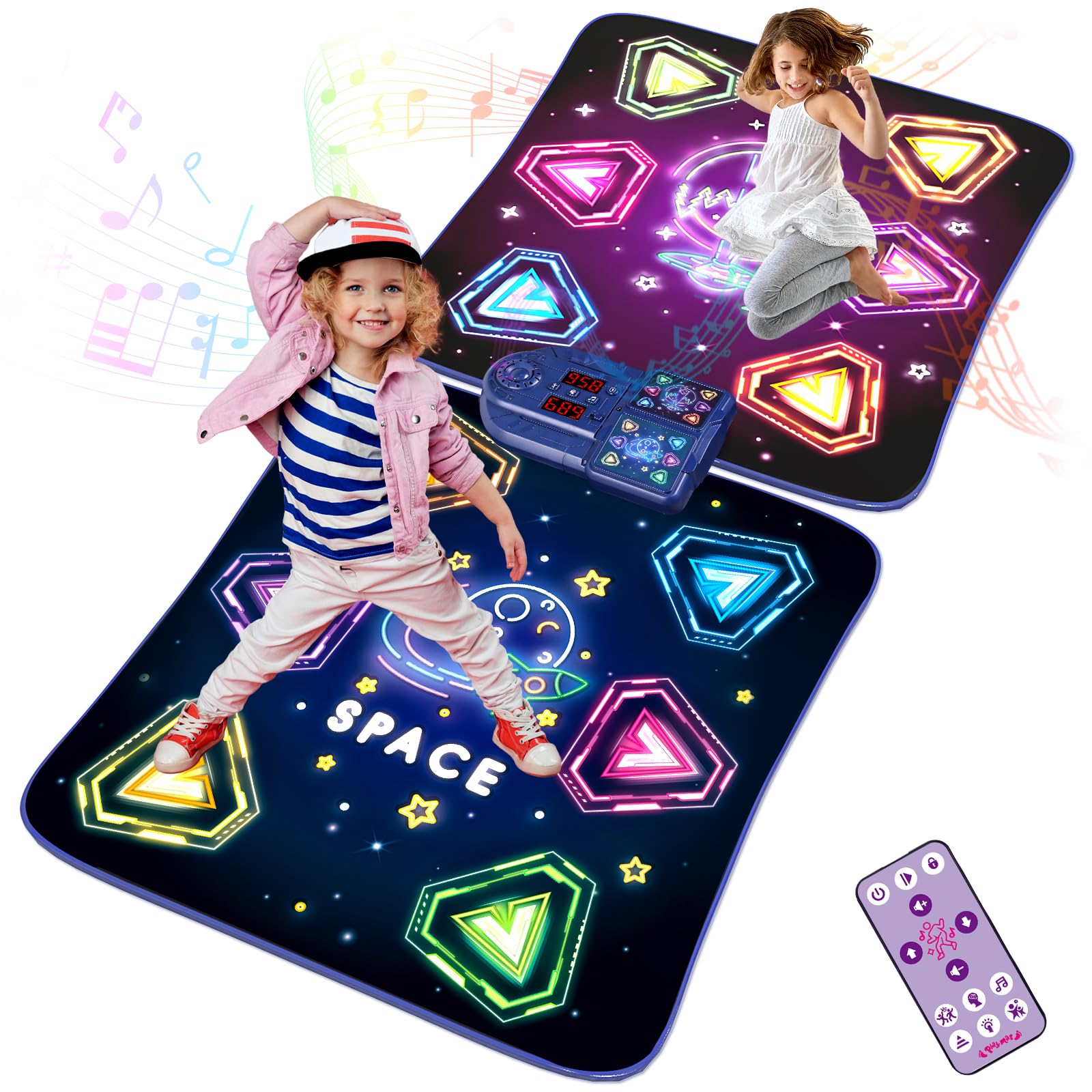 Dance Mat for Kids,Toys for 3-12 Year Old Girls Boys,Gift for Kids,2 Player | Li