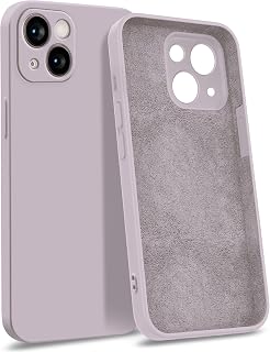 MyGadget Case for iPhone 13 [ Quadruple Protection ] - Silicone Case with Microfibre Interior - Case Taupe