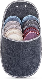 Affittacamere Scarpe Pantofole Pantofole Feltro 11 pezzi Grigio