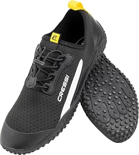 Cressi Sonar Unisex Aqua Shoes with Breathable Micro-Perforated Fabric, Non-Slip Sole and Elastic Laces for Beach, Swimming Pool and Water Sports since 1946