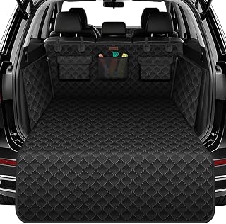 Alfheim Waterproof Dog Car Boot Liner Protector | Nonslip Washable Extended Large Trunk Cover with Side Bumper Protector, Universal for Car Trucks SUV