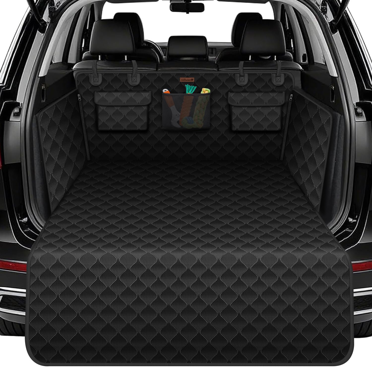 Alfheim Waterproof Dog Car Boot Liner Protector | Nonslip Washable Extended Larg