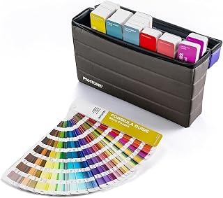 Pantone Portable Guide Studio, 8-Deck Color Book GPG304C [NEW Version] | 8-guide set with 8,706 total spot, process, metallic, pastel, and neon colors. Includes protective carrying case for travel.