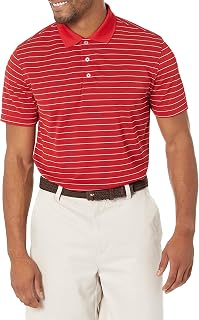 Amazon Essentials Men's Moisture Wicking Golf Polo Shirt, Short Sleeve, Slim-Fit, Quick-Dry, Active Wear