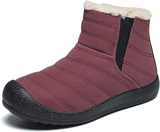 Women's Waterproof Winter Snow Boots Warm Insulation Outdoor Cold Weather Boot for Women Lightweight Fur Lined Non Slip