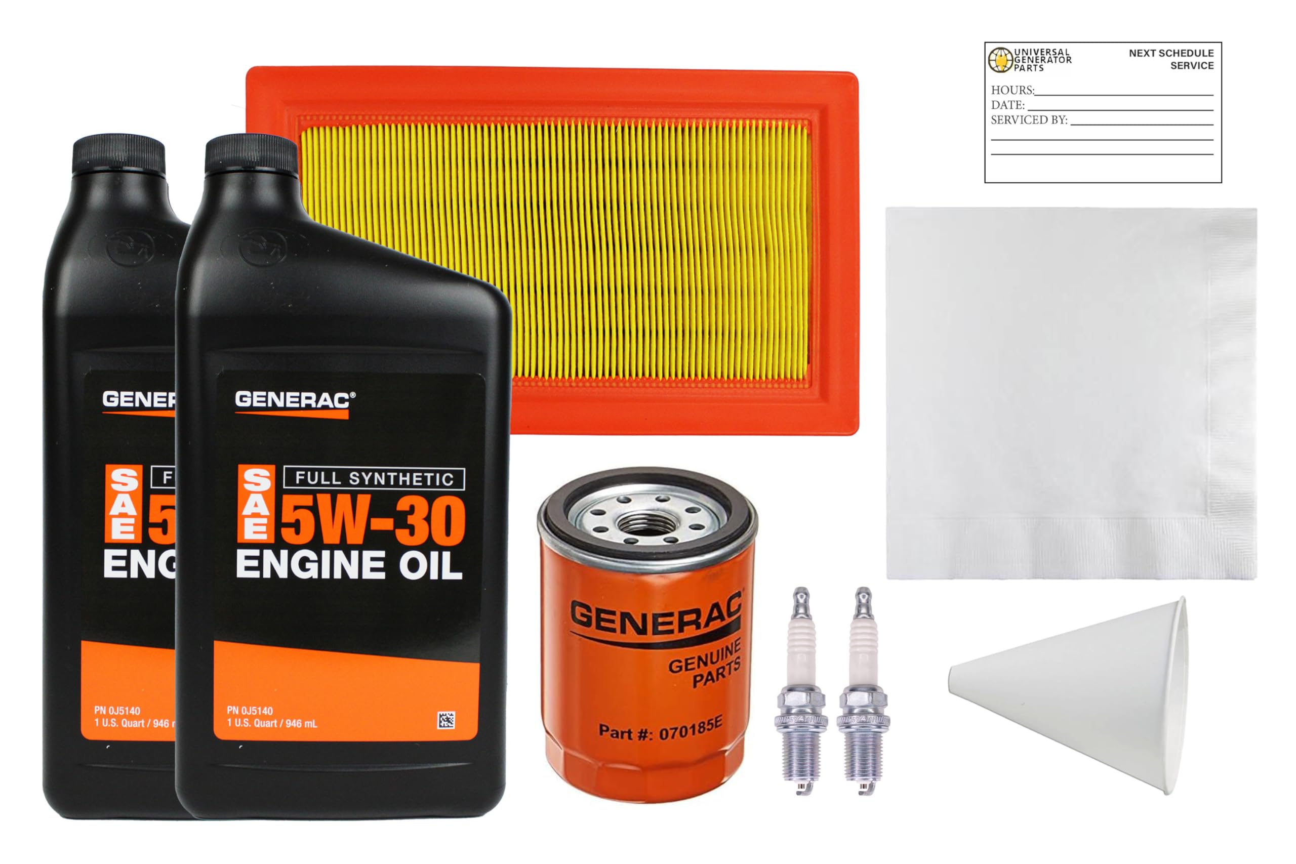 Generac 0J93230SSM 20Kw-22Kw SM 999 Maintenance Kit (Synthetic Oil) | Generac 5W