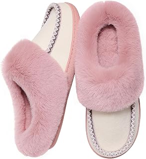 Womens Moccasin Sippers Memory Foam Arch Support Winter Slipper
