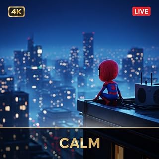 Spider-Man Night City steampunk: Neon Webscape – 4K Relaxing Urban Ambience for Fire TV & Tablets
