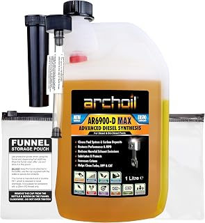 Archoil AR6900-D MAX Advanced Diesel Additive Concentrate - 1 Litre | Super Diesel Fuel Converter - Cetane Booster, Injector Cleaner, DPF & EGR Treatment - Treats 1,000 Litres of Fuel