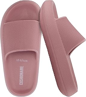 CUSHIONAIRE Women's Feather Cloud Recovery Slide Sandal + Comfort