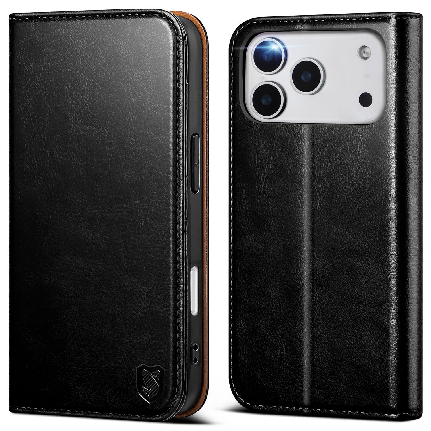 Scutumate Compatible with iPhone 18 Pro Wallet Case Men,Black | RFID Blocking,wi