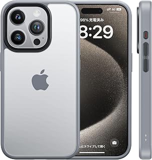 NIMASO iPhone 15 Pro Max Case Translucent Matte Finish Anti-Slip Shockproof