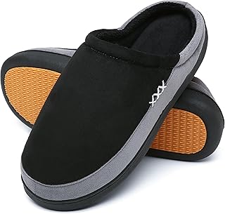 Mishansha Mens Womens Memory Foam Open Back Slippers Size 3-15